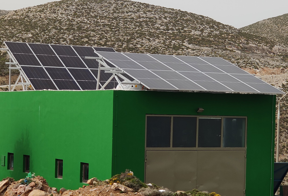 Τριφασικό αυτόνομο υβριδικό σύστημα στην Τήλο