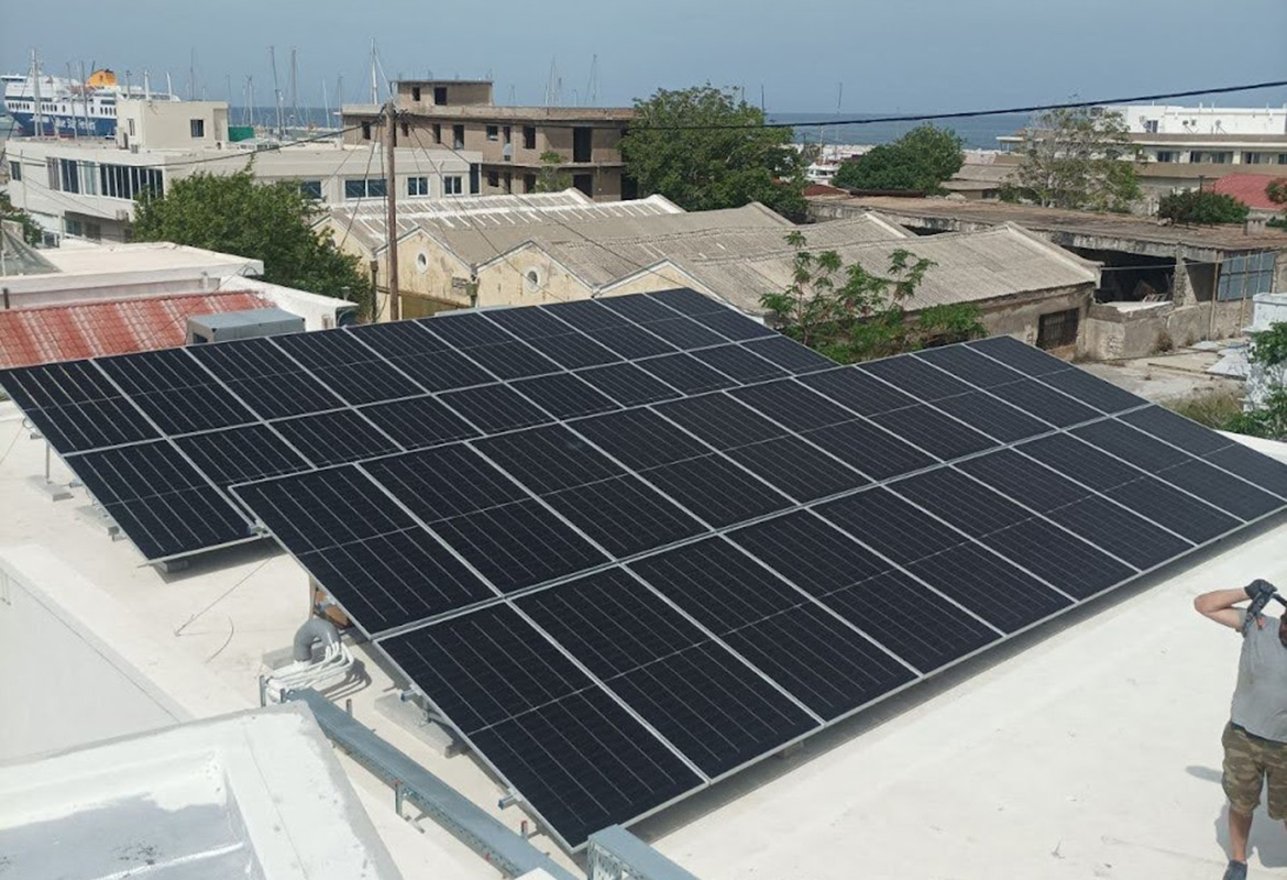 Εγκατάσταση συστήματος Zero feed in 87.75 kwp