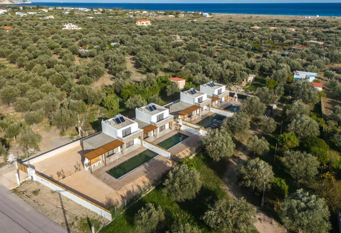 Κατασκευή 4 νέες διώροφες τουριστικές κατοικίες στην περιοχή Αφάντου Ρόδου